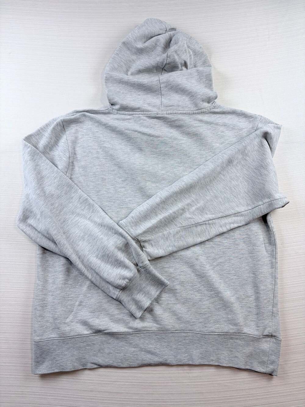 Women’s Vans Script Logo Hoodie Size XL Gray Pullover Fleece - Picture 5 of 7